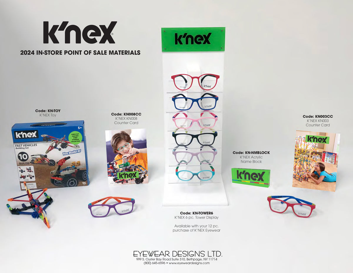K NEX Point of Purchase Merchandise EyewearDesigns