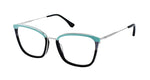 Jill Stuart 459 In Linen Black/Coral Red/Mint Dark Green