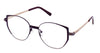Jill Stuart 483 In Matte Black/Matte Dark Burgundry/Matte  Light Blue