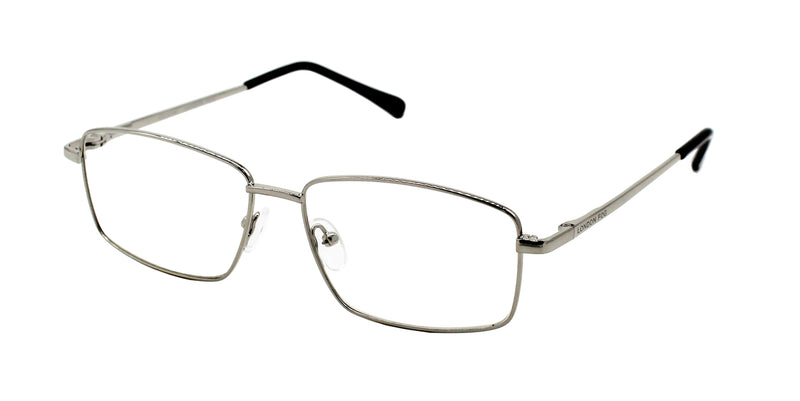 London Fog 524 In Shiny Silver/Semi Matte Black