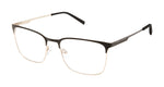 Perry Ellis 1363 In Black Gold/Blue Gunmetal/Gunmetal Silver