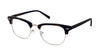 Perry Ellis 481 In Black Gunmetal/Havana Gold/Blue Silver