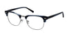 Perry Ellis 481 In Black Gunmetal/Havana Gold/Blue Silver