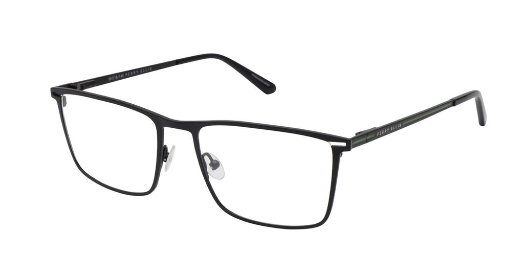 Perry Ellis 516 In Black/Gunmetal/Green
